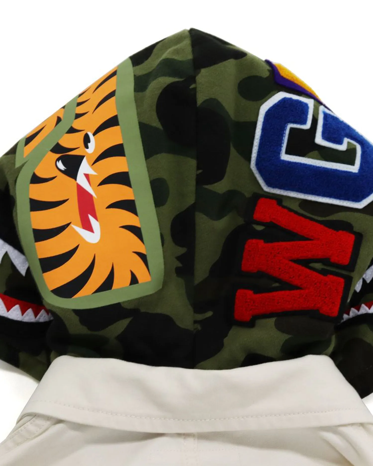 1st Camo Shark Hood Wide Jacket