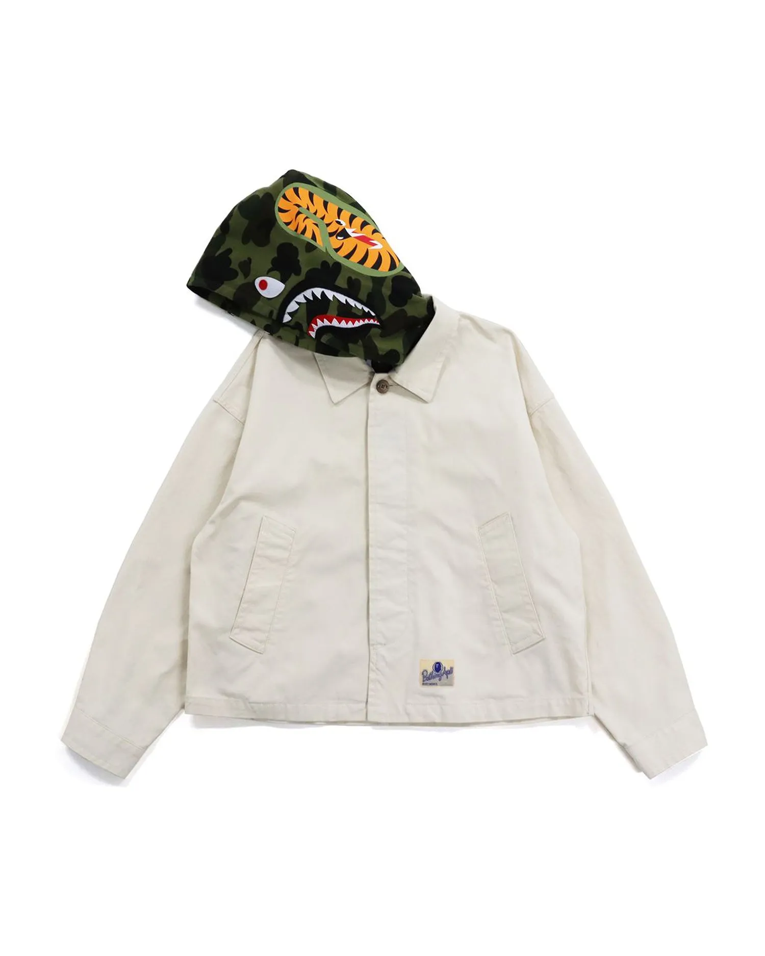1st Camo Shark Hood Wide Jacket
