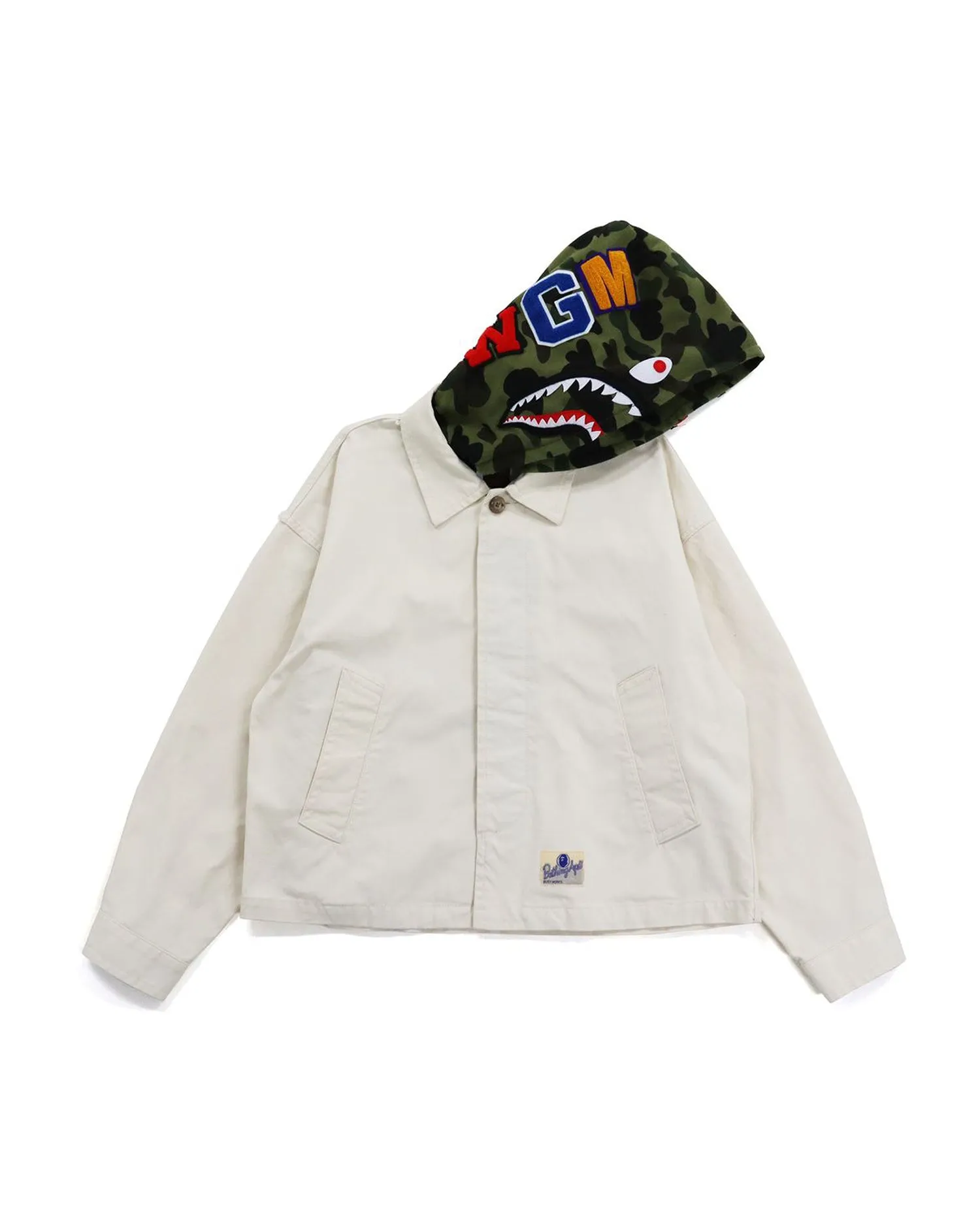 1st Camo Shark Hood Wide Jacket