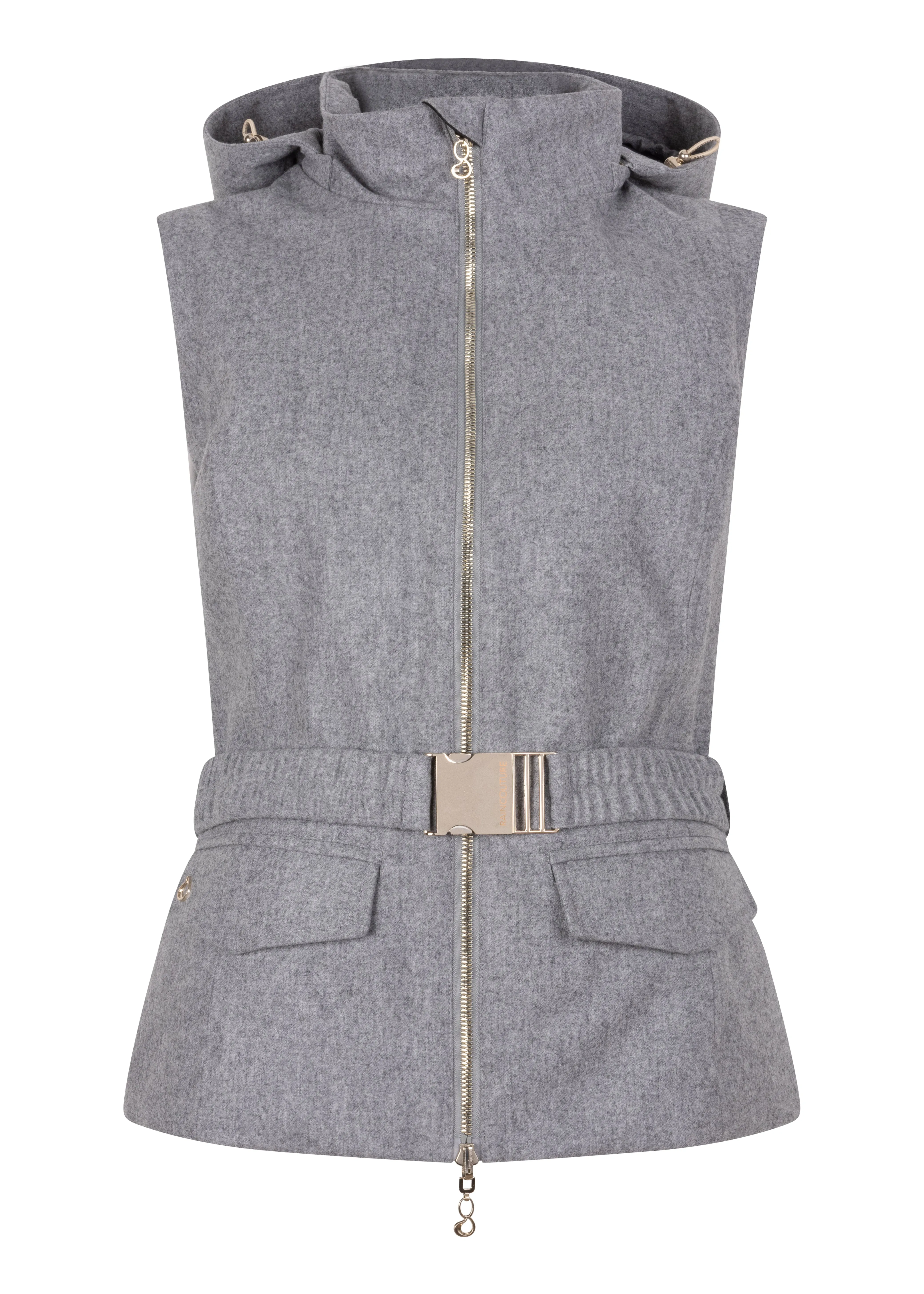3-in-1 Waterproof Jacket & Bodywarmer | Grey Wool