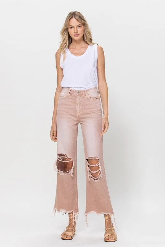 90's Vintage Crop Flare Jean - July Song {Vervet by Flying Monkey}