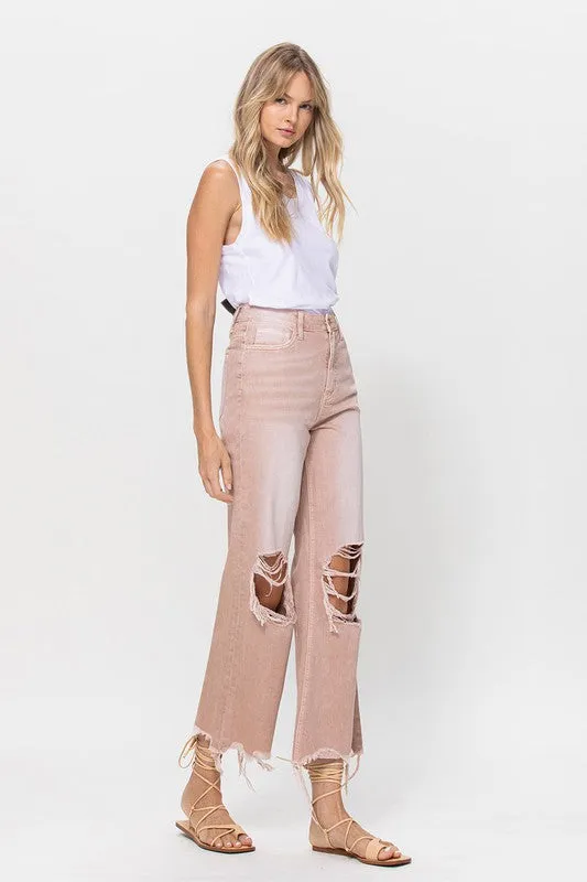 90's Vintage Crop Flare Jean - July Song {Vervet by Flying Monkey}