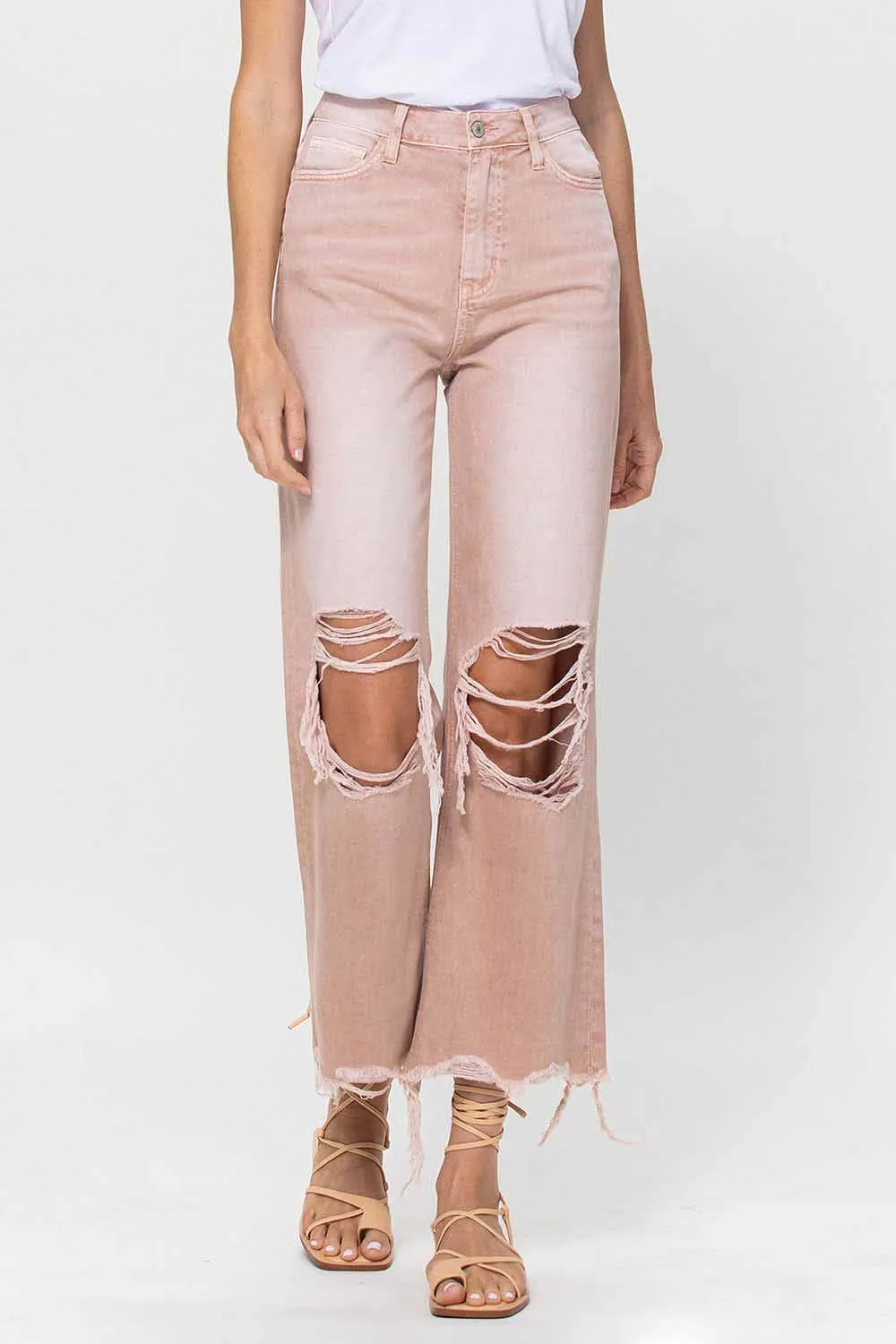90's Vintage Crop Flare Jean - July Song {Vervet by Flying Monkey}