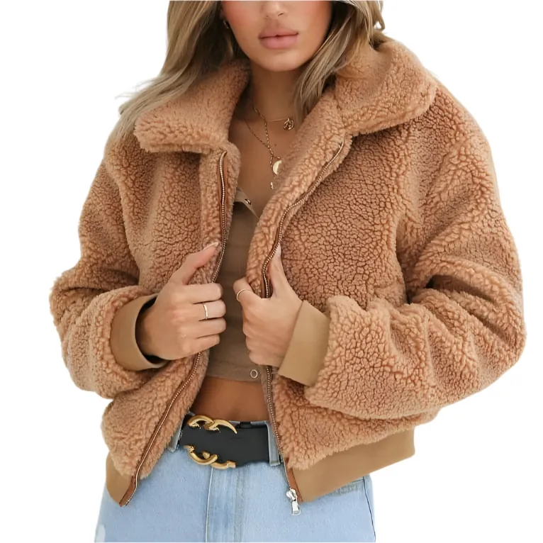 Aakifah – Fluffy Fleece Jacket for Ultimate Winter Comfort For Women