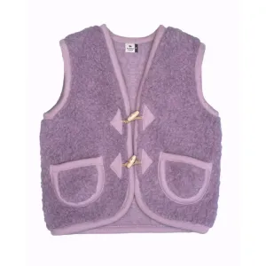 Alwero children's wool vest 'Alps' purple
