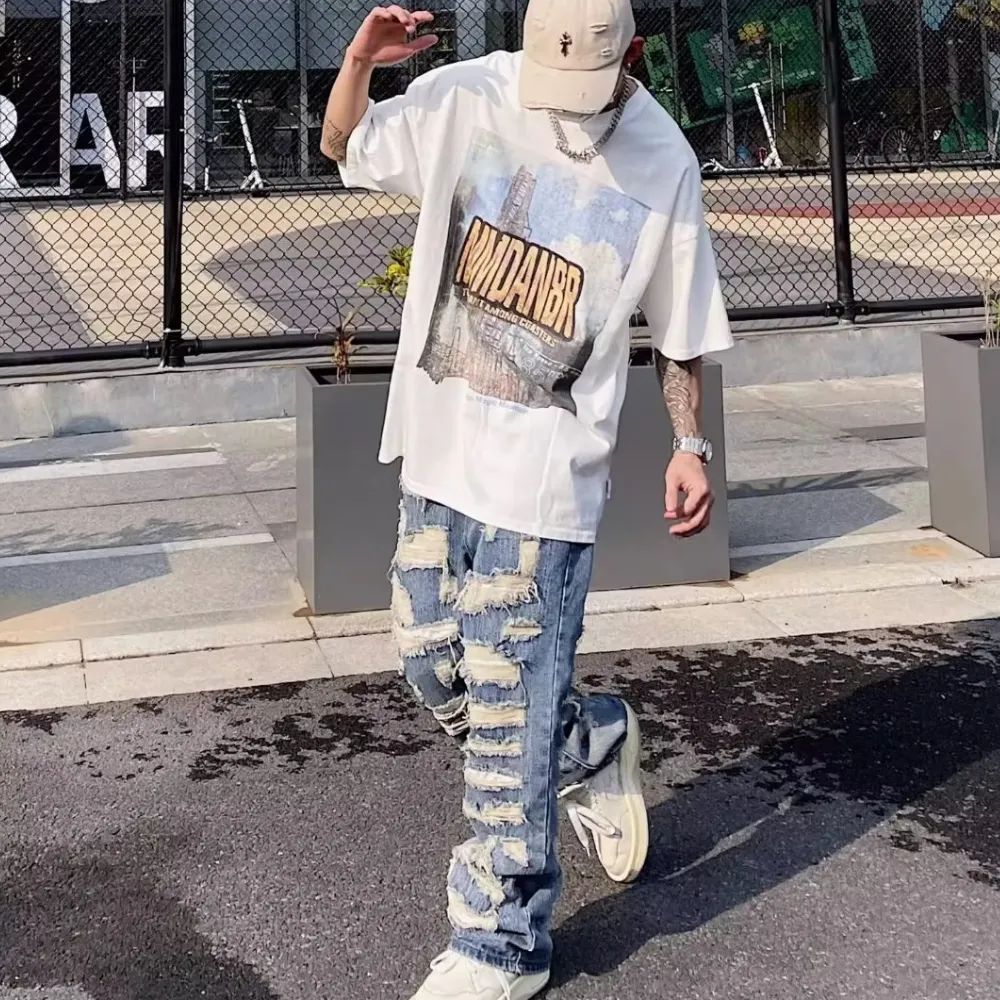 American Heavy Distressed Jeans