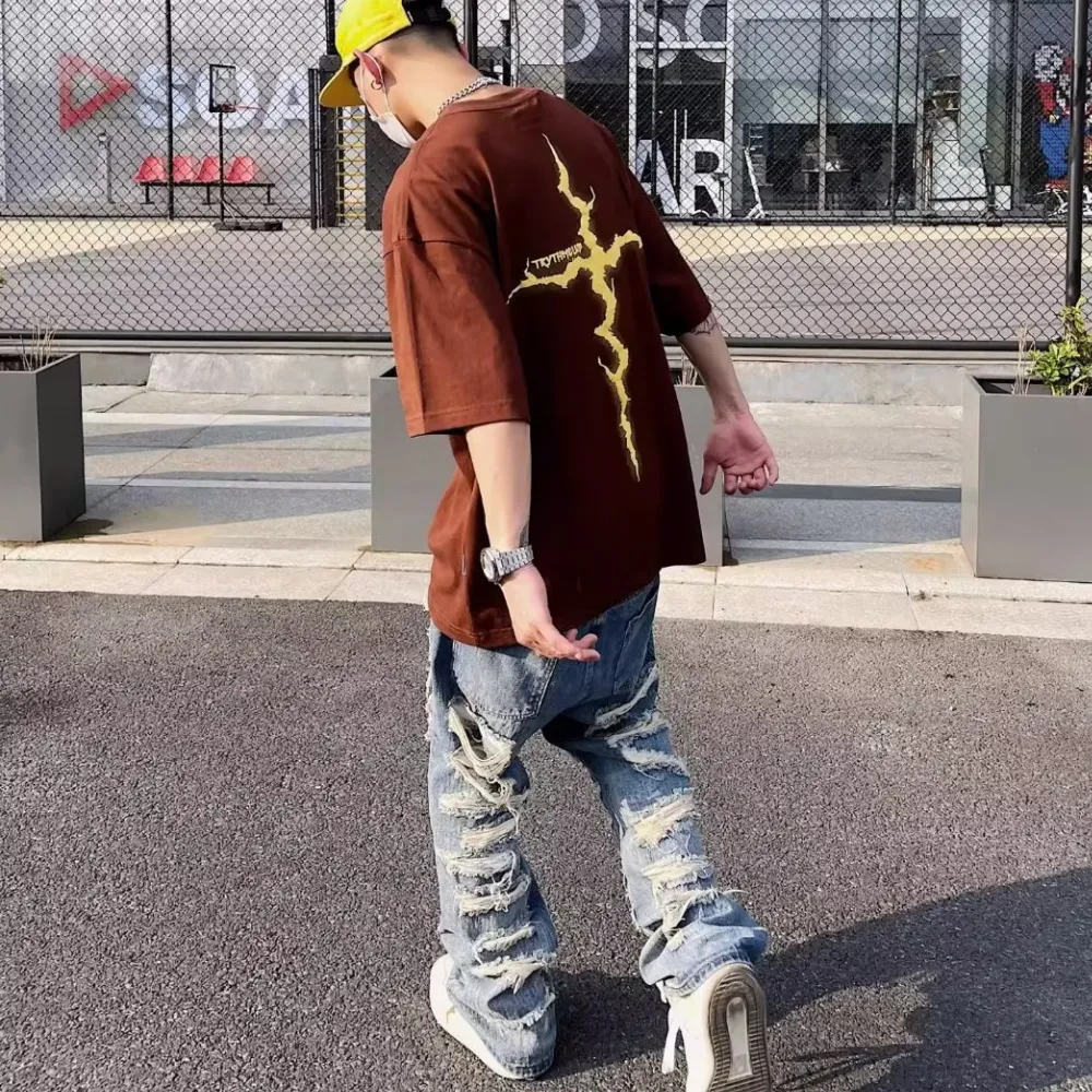 American Heavy Distressed Jeans
