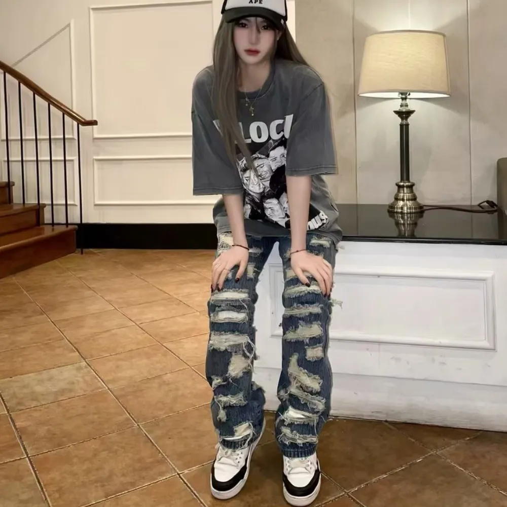 American Heavy Distressed Jeans