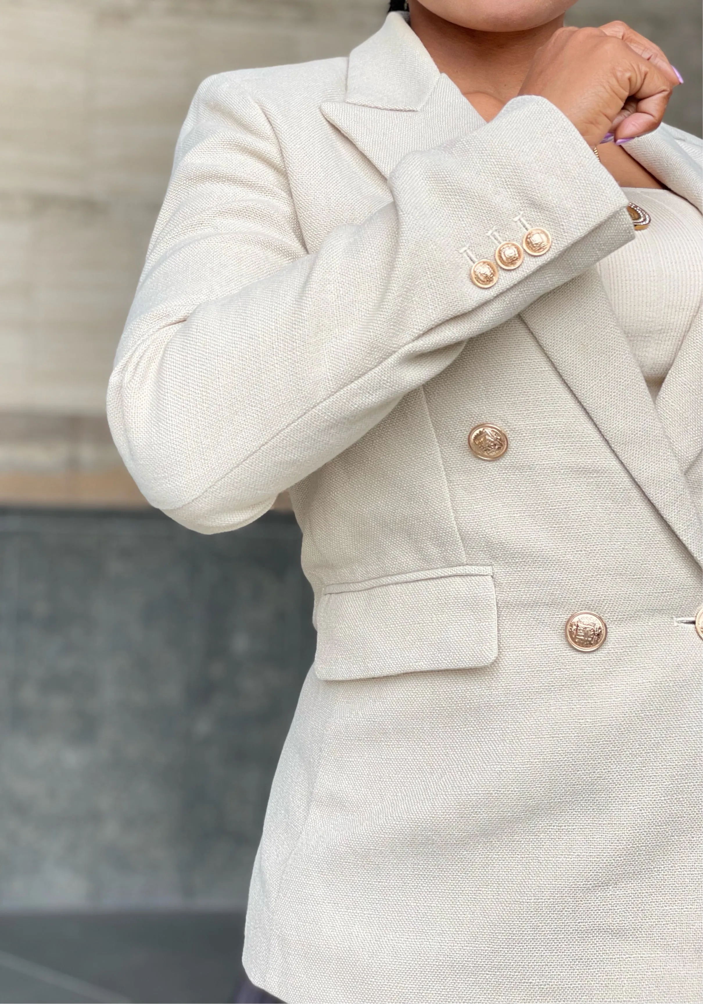 Anna Classic Long Sleeves Blazer