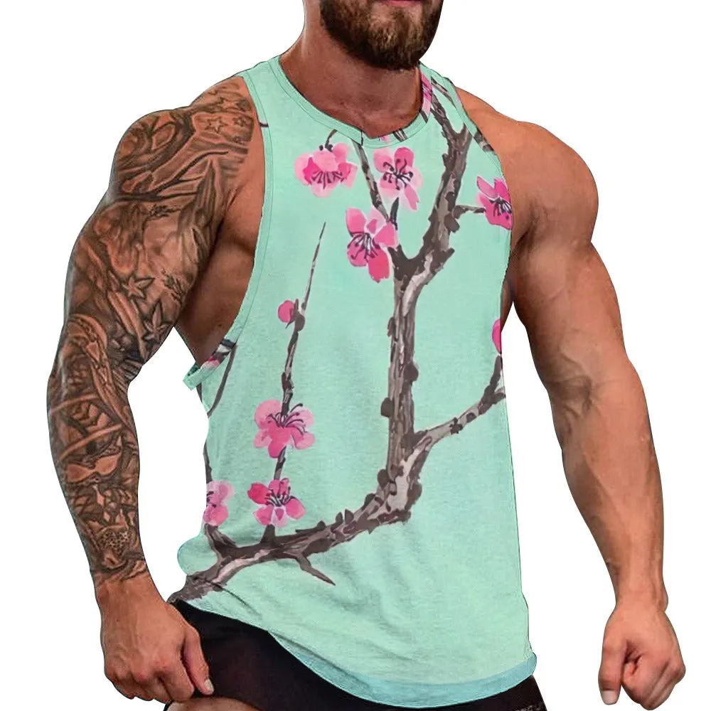 Arizona Green Tea Pattern Men's Full print vest