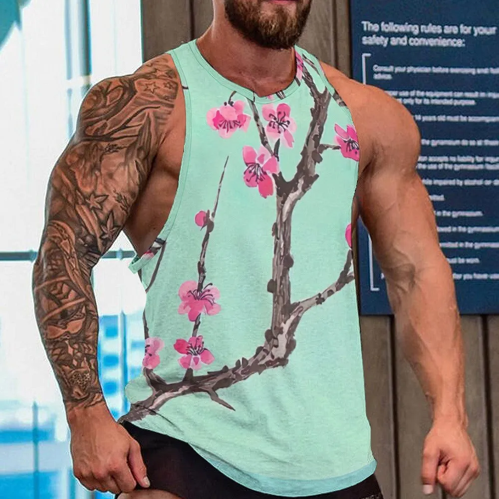 Arizona Green Tea Pattern Men's Full print vest