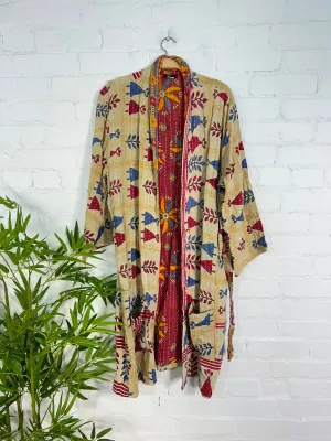 Assorted Long Quilted Kimono