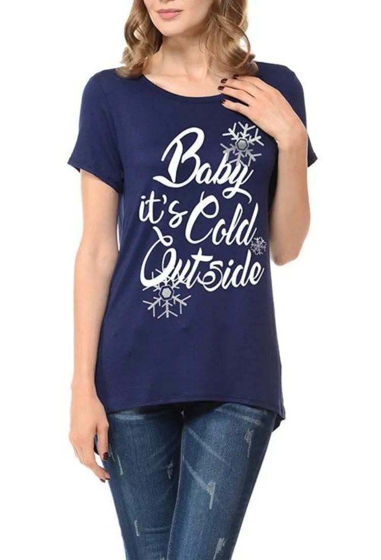 Baby it's cold outside Top