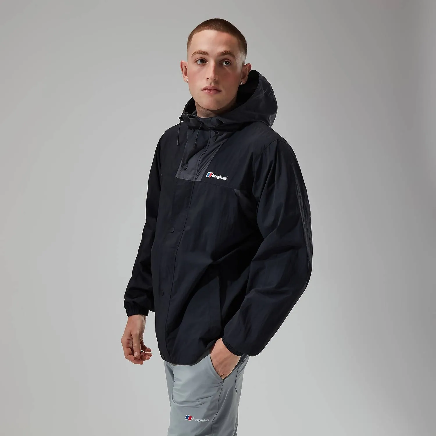 Berghaus Urb Windbreaker Jacket Black/Grey