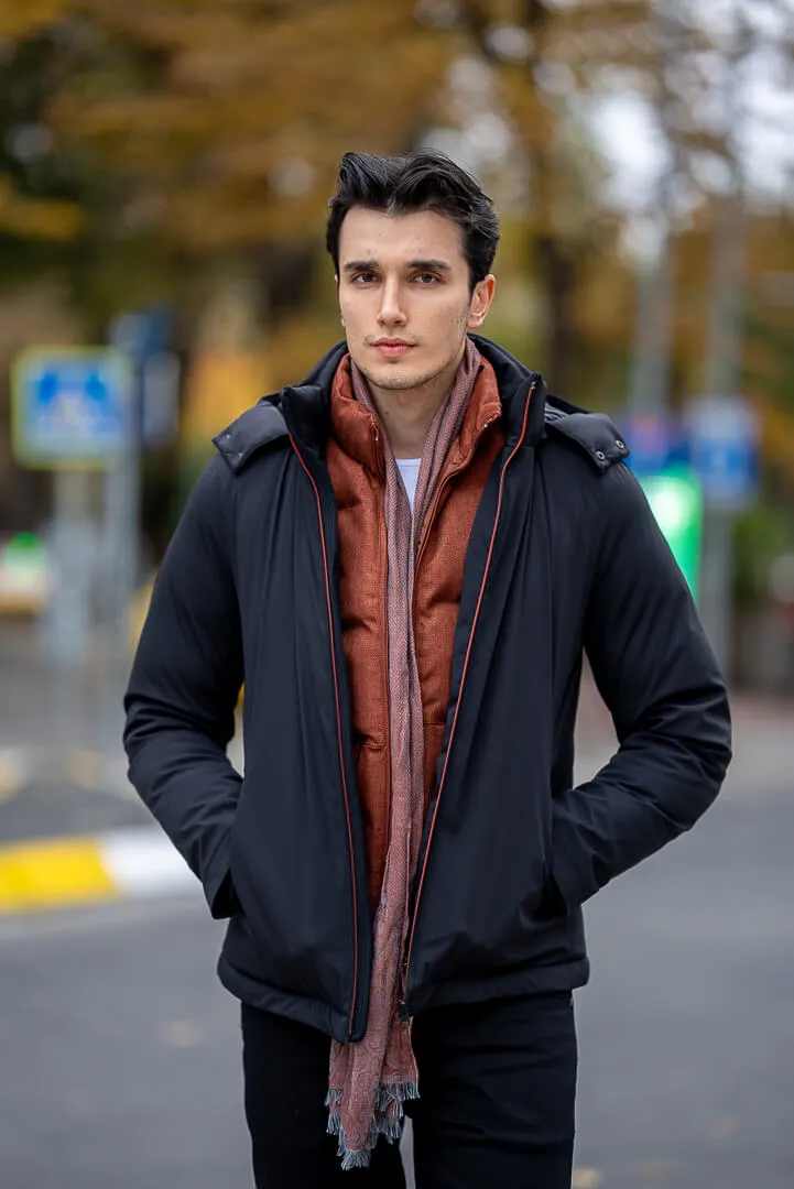 Brabion Men's Black Waterproof Jacket