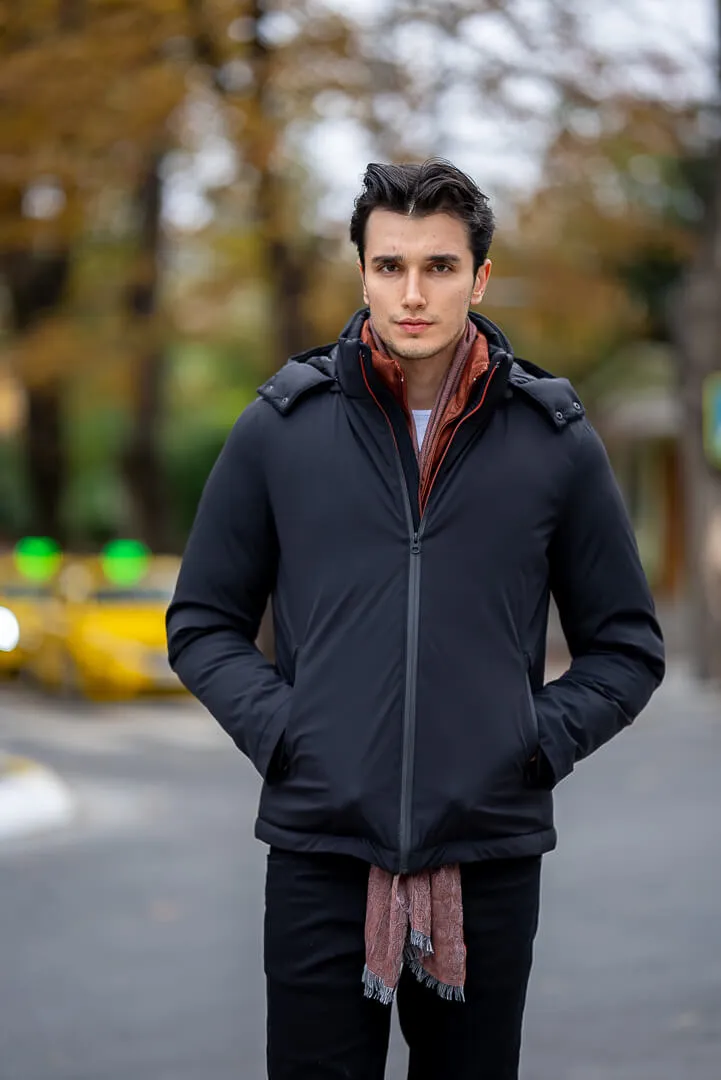 Brabion Men's Black Waterproof Jacket