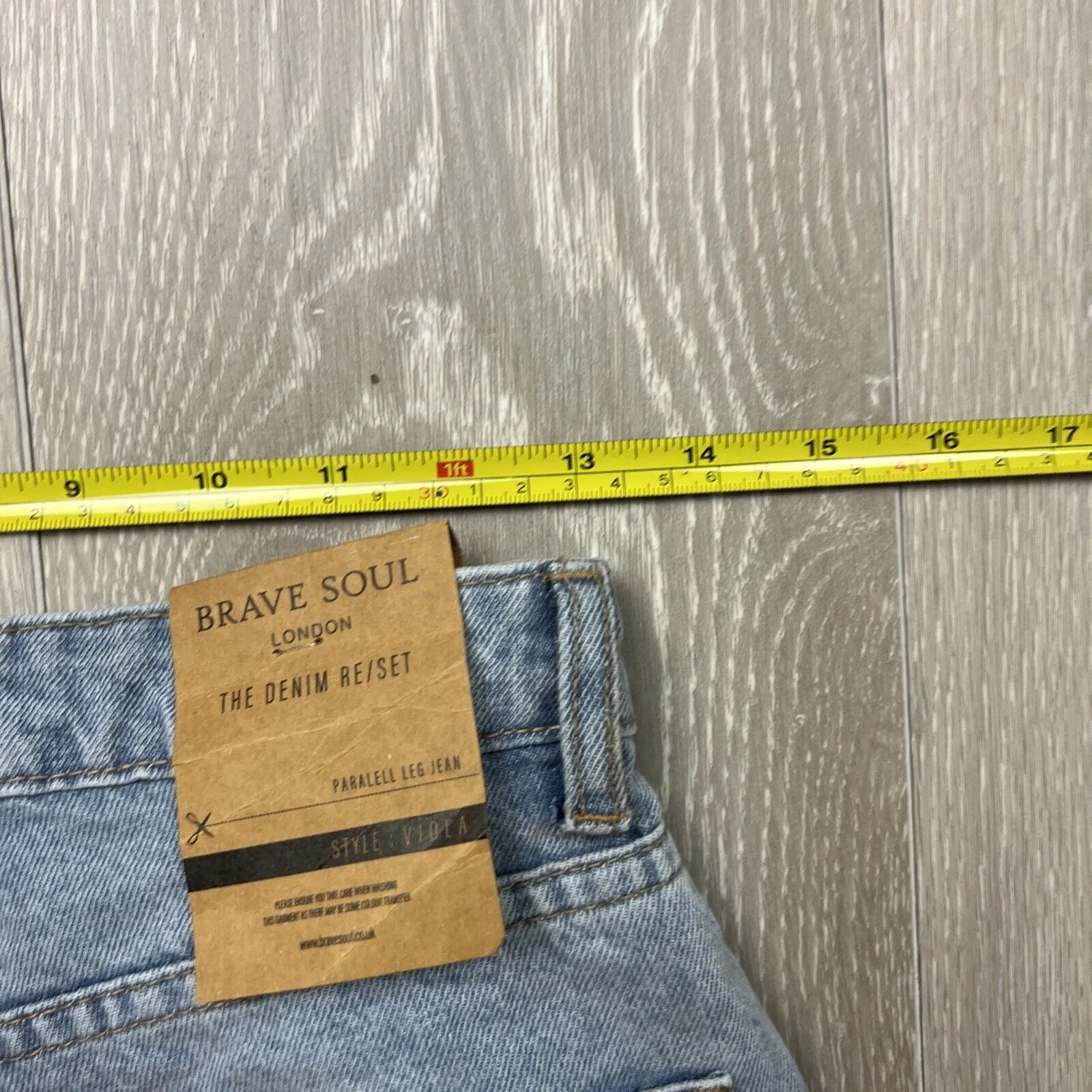 Brave Soul Viola Womens Denim Straight Jeans Size 10 (New)