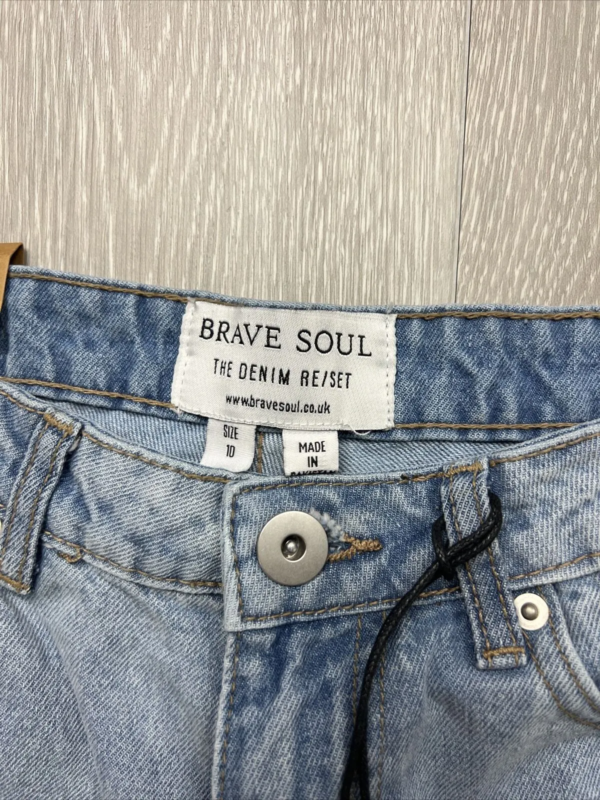 Brave Soul Viola Womens Denim Straight Jeans Size 10 (New)