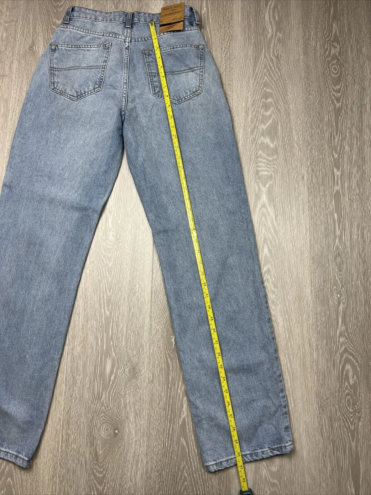 Brave Soul Viola Womens Denim Straight Jeans Size 10 (New)