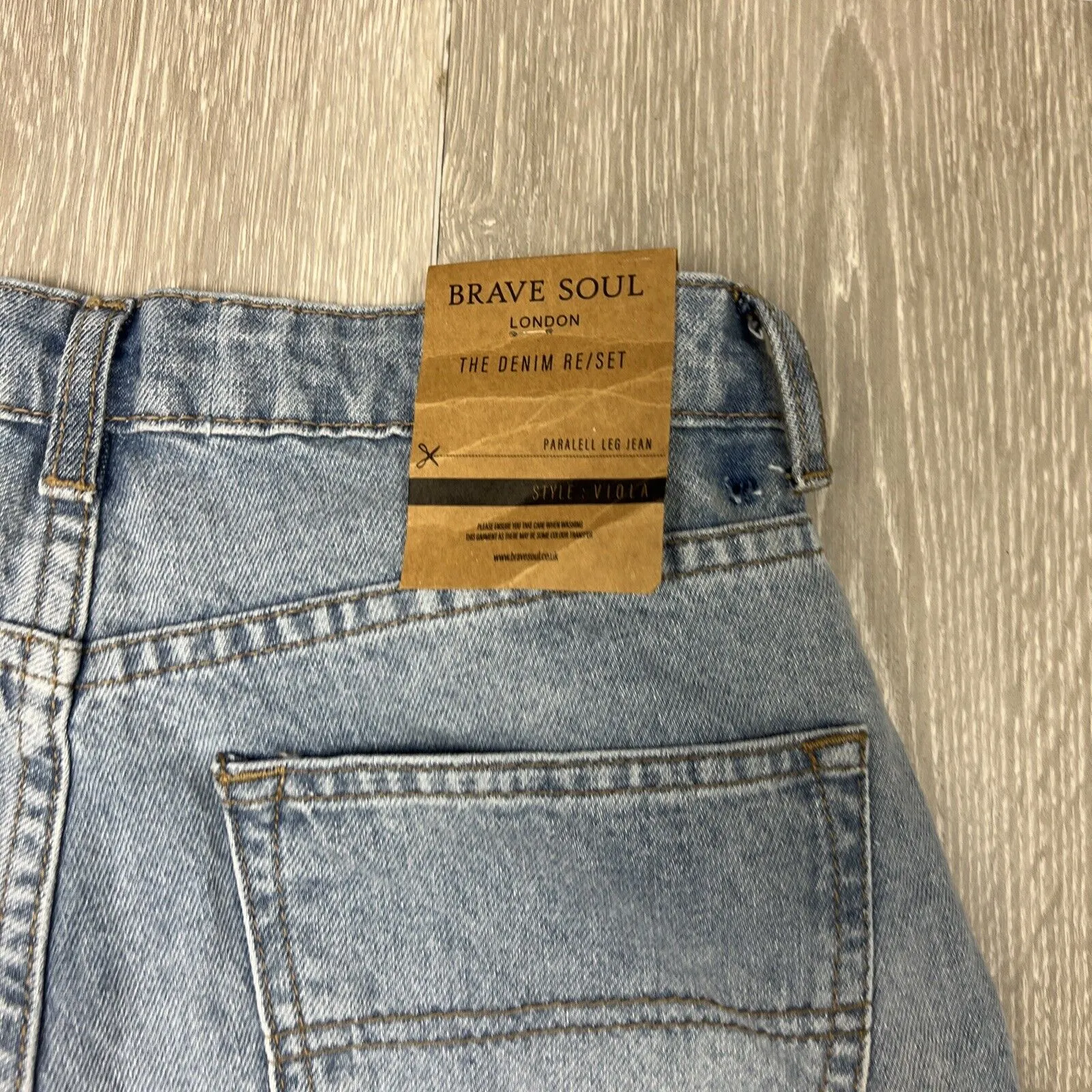 Brave Soul Viola Womens Denim Straight Jeans Size 10 (New)