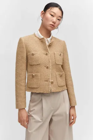 Camille – Chic Women's Short Tweed Jacket