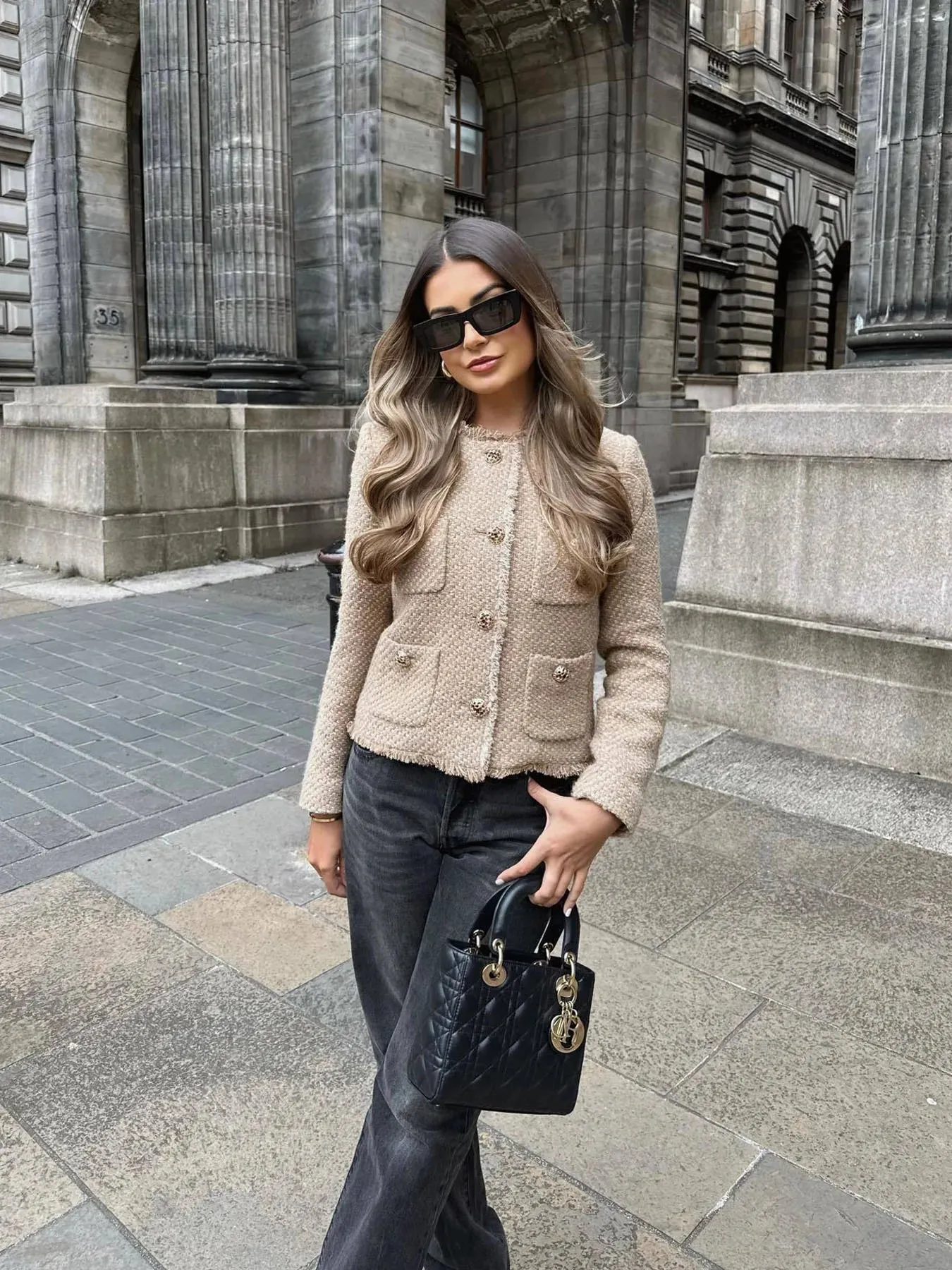 Camille – Chic Women's Short Tweed Jacket