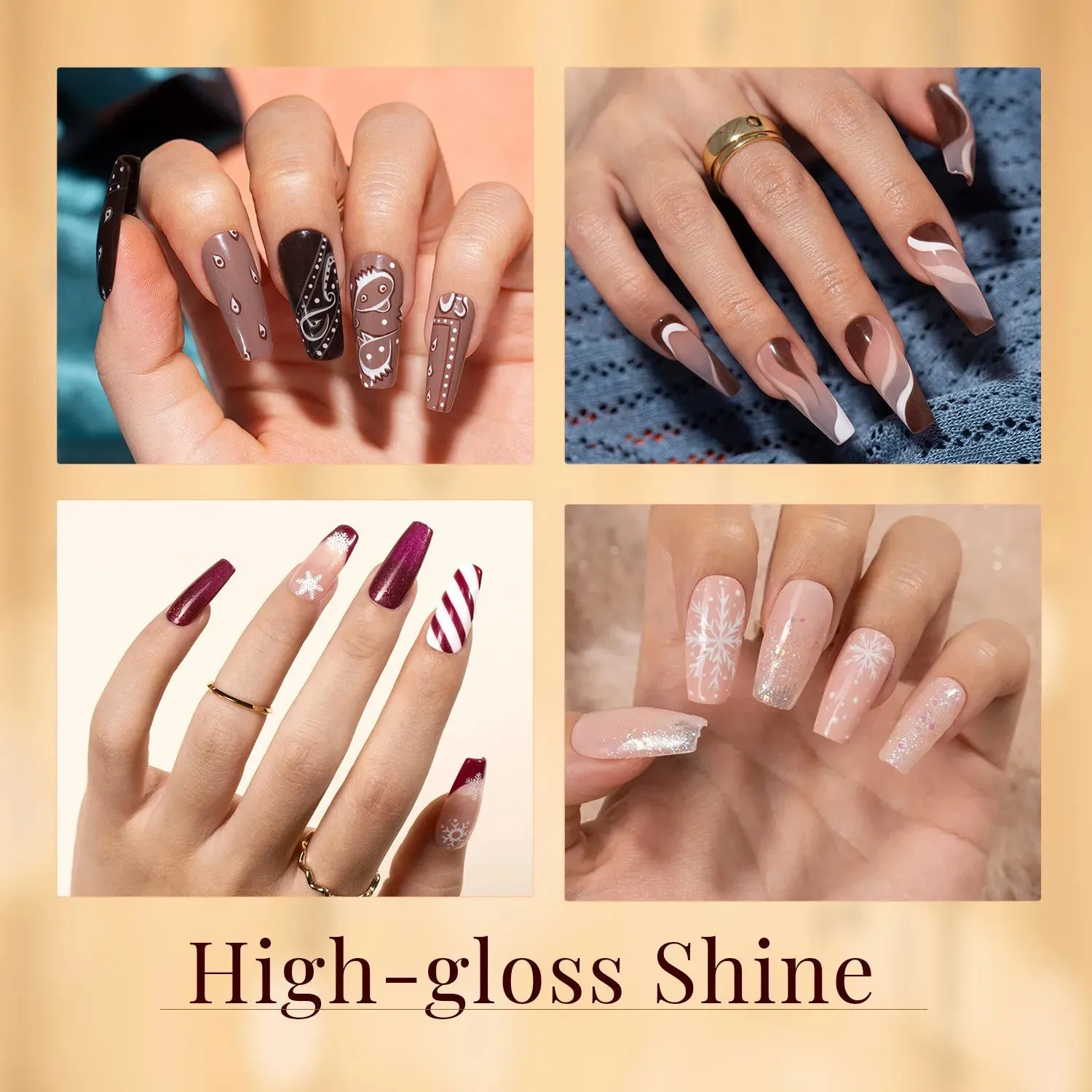 Candlelit Dinner Starter Kit: Nail Art Gels, Tools & Care Essentials