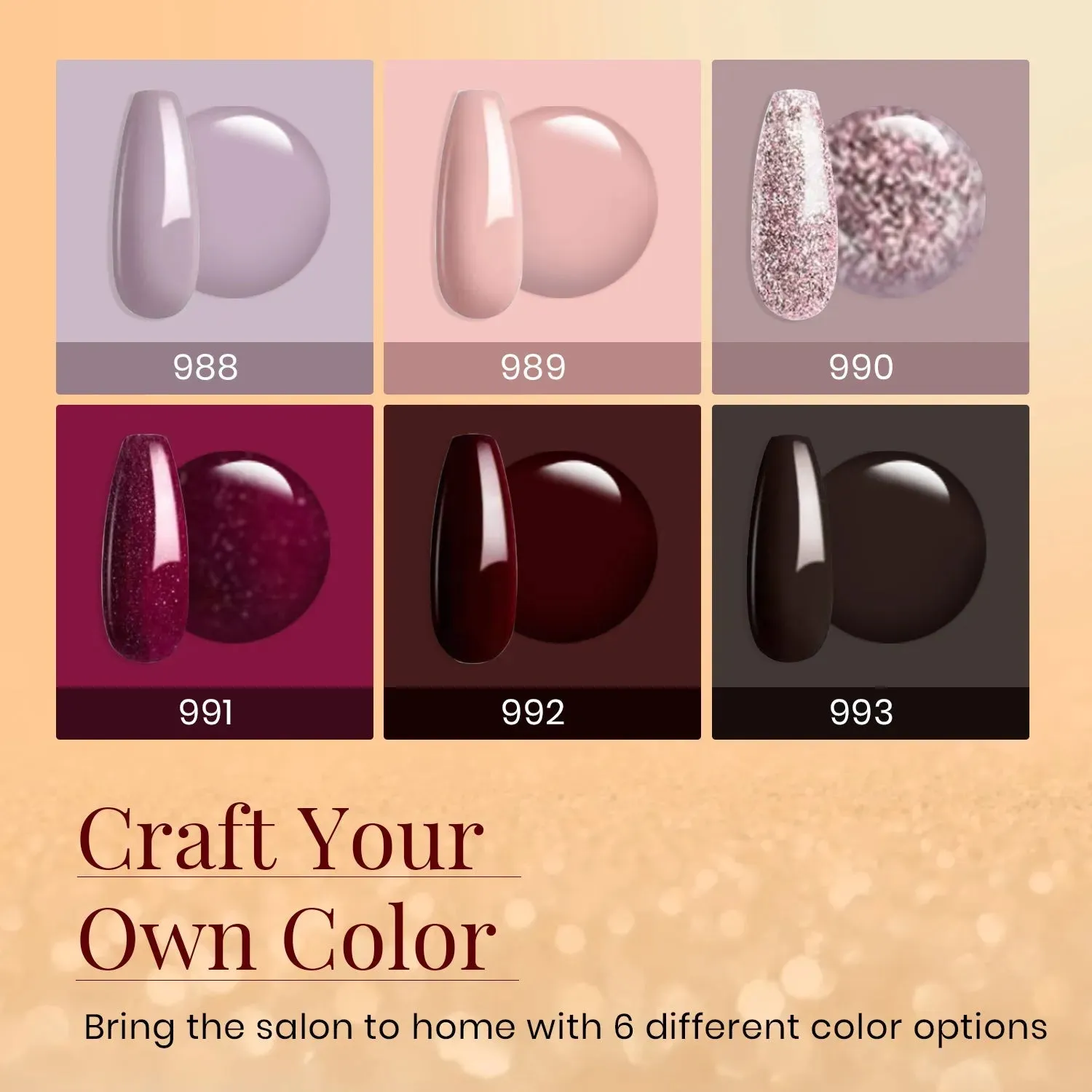 Candlelit Dinner Starter Kit: Nail Art Gels, Tools & Care Essentials