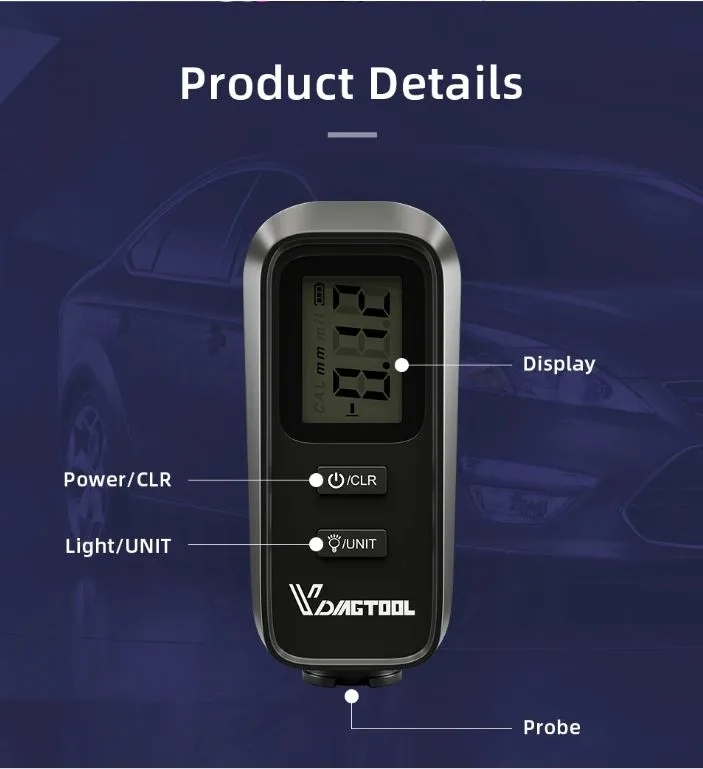 Car Paint Thickness Gauge