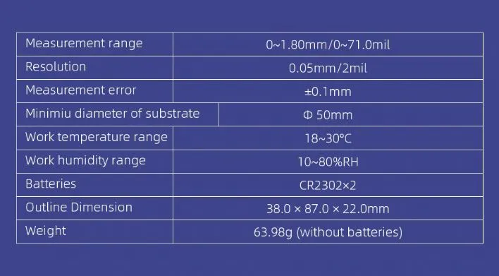 Car Paint Thickness Gauge
