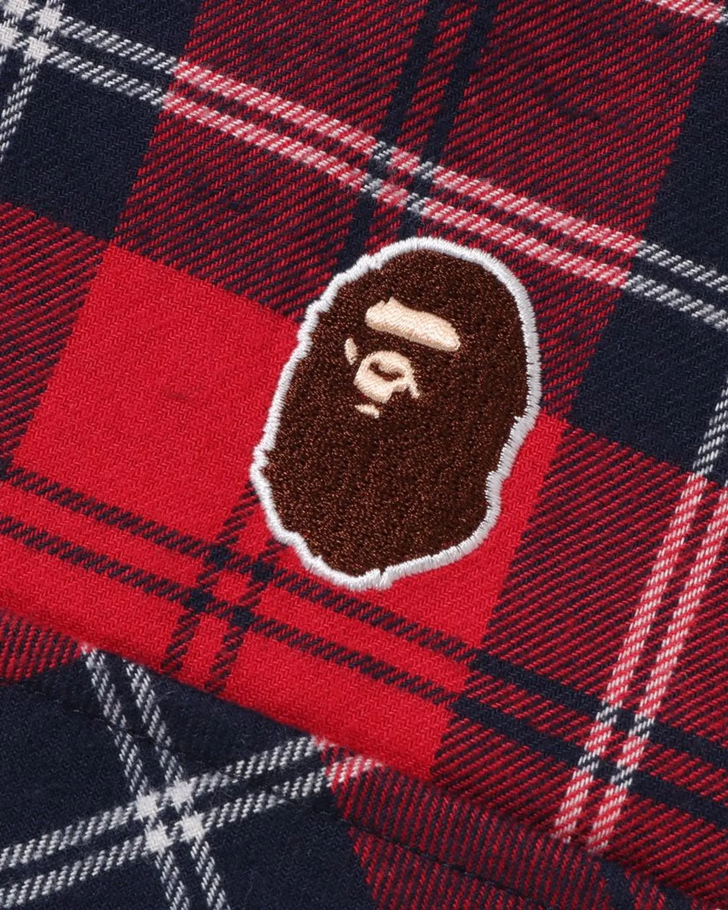 Check Ape Head Patch Zip Jacket Jr