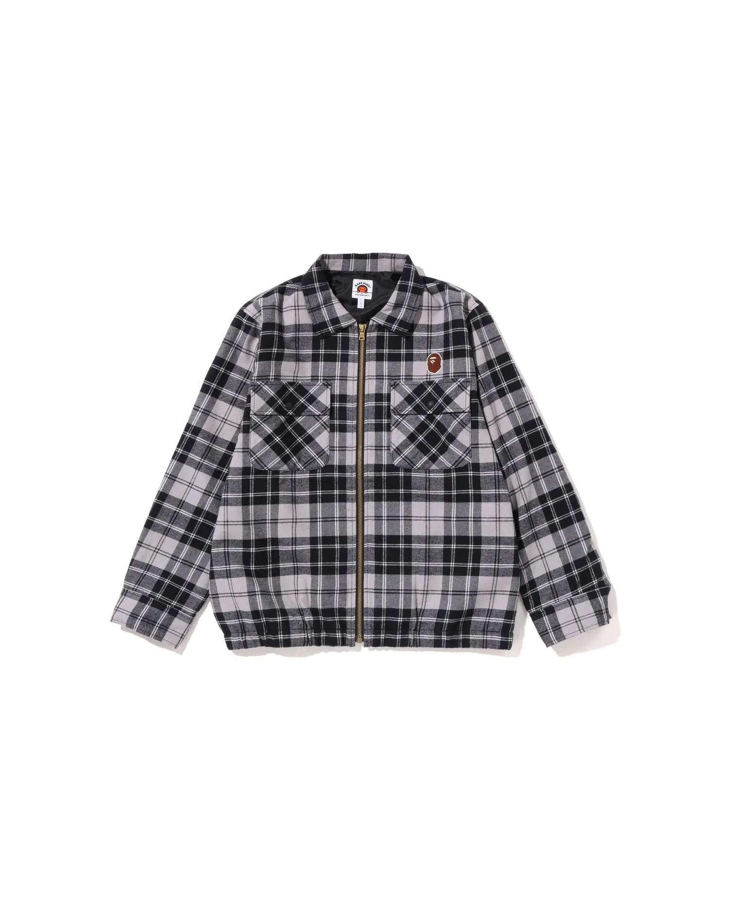 Check Ape Head Patch Zip Jacket Jr