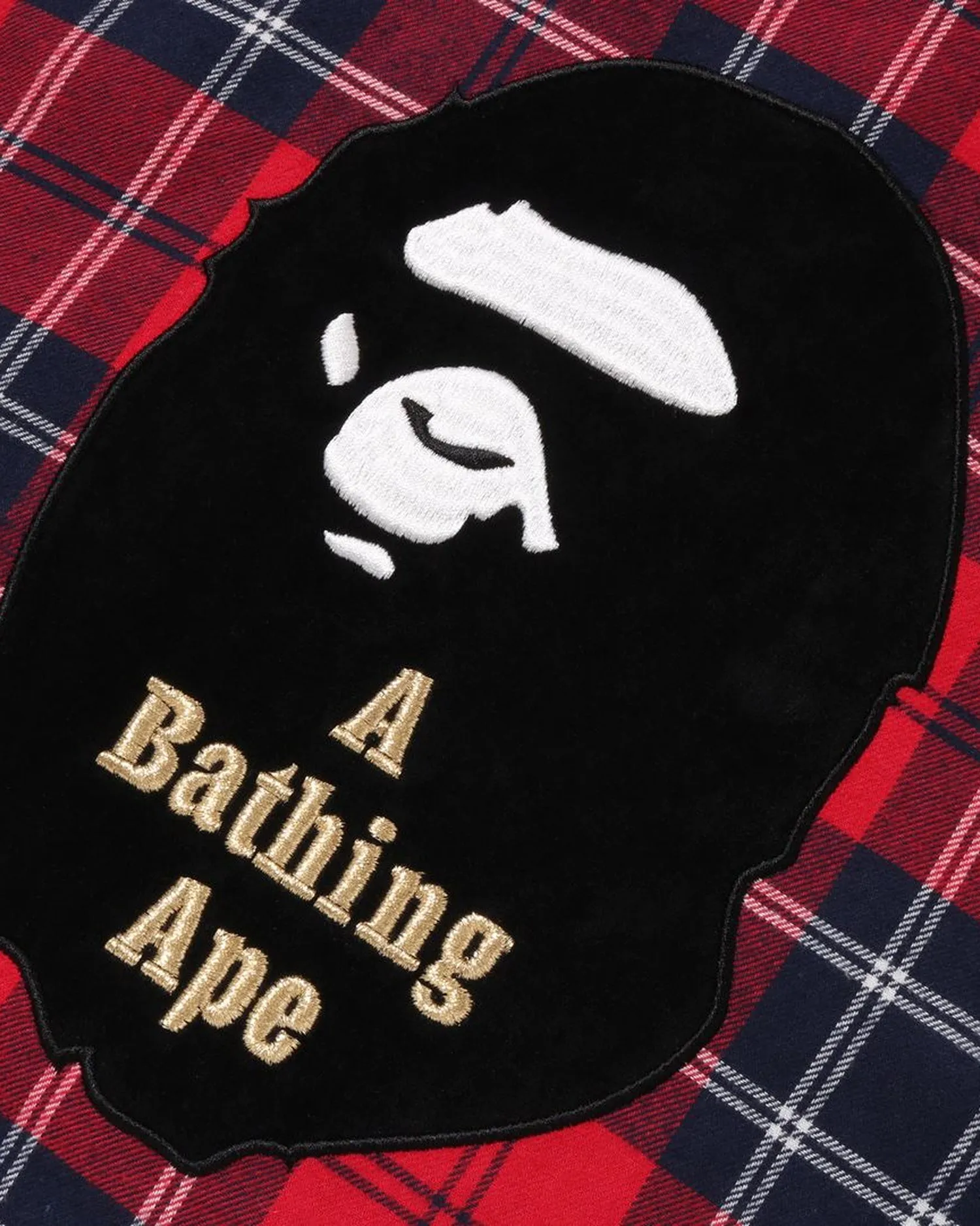 Check Ape Head Patch Zip Jacket Jr