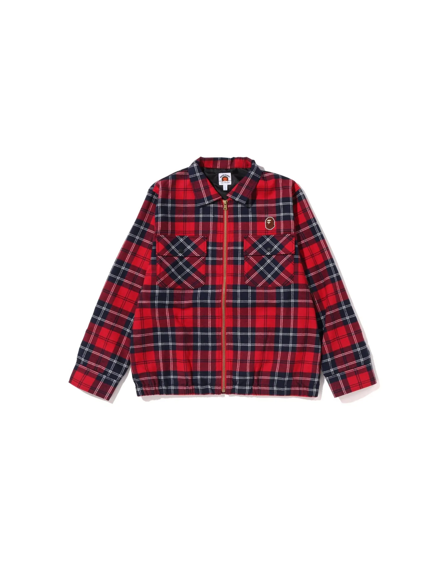 Check Ape Head Patch Zip Jacket Jr