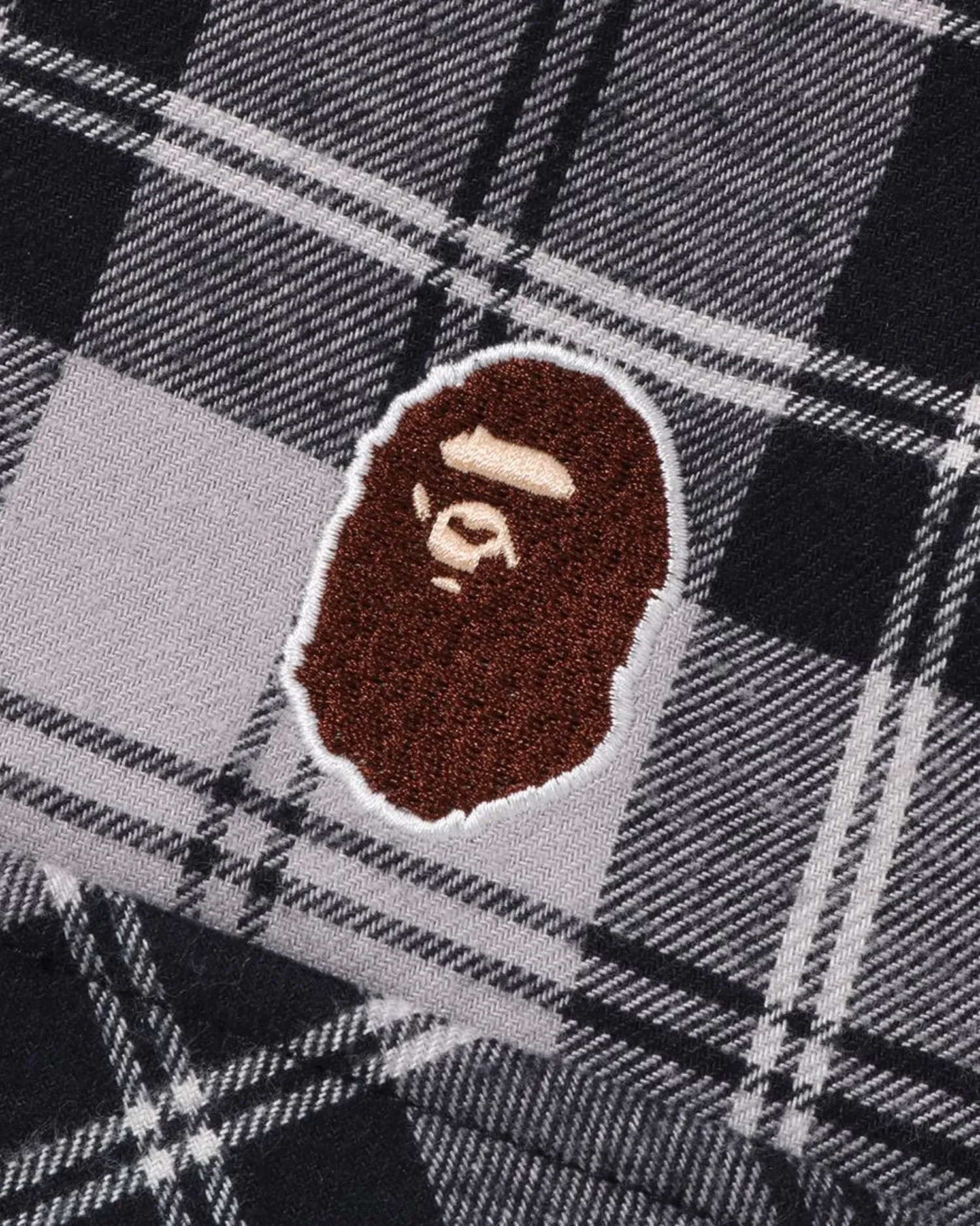 Check Ape Head Patch Zip Jacket Jr