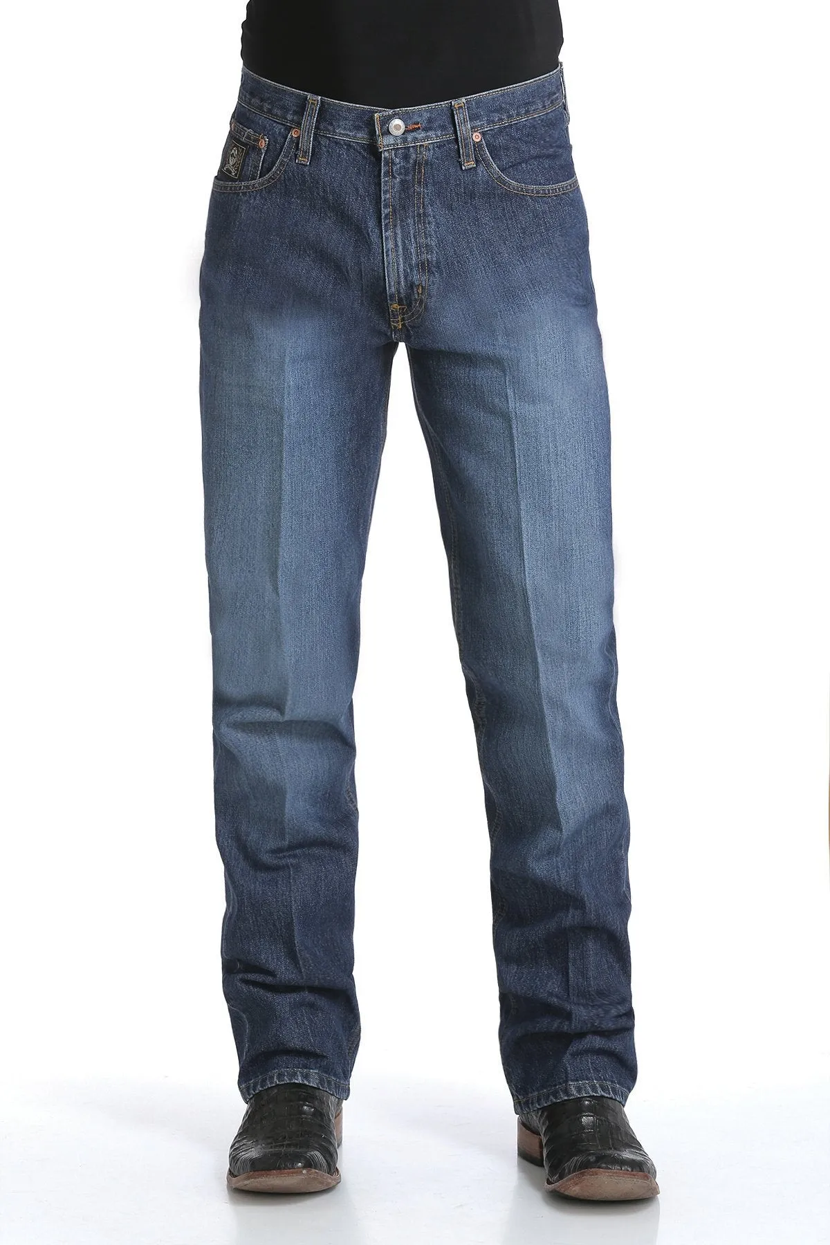 Cinch Men's Jeans - Black Label Loose Dark Wash