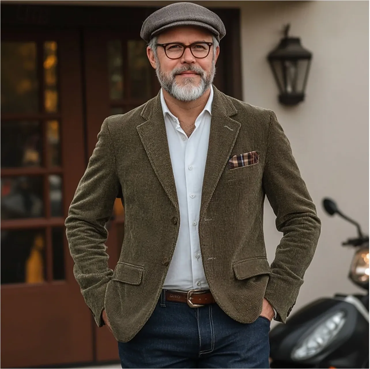 Classic Corduroy Blazer for Men