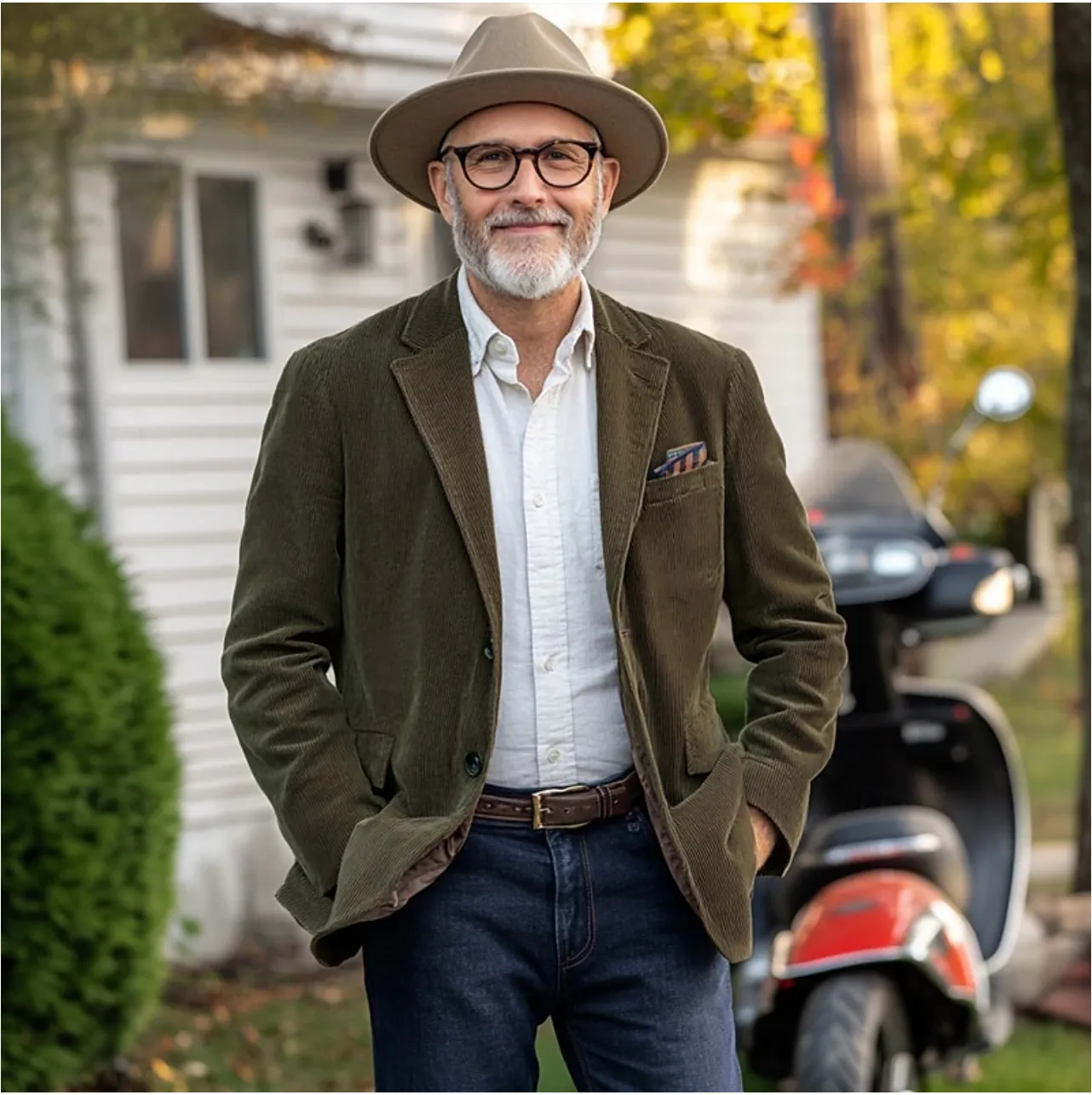 Classic Corduroy Blazer for Men