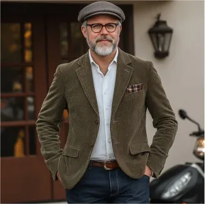 Classic Corduroy Blazer for Men