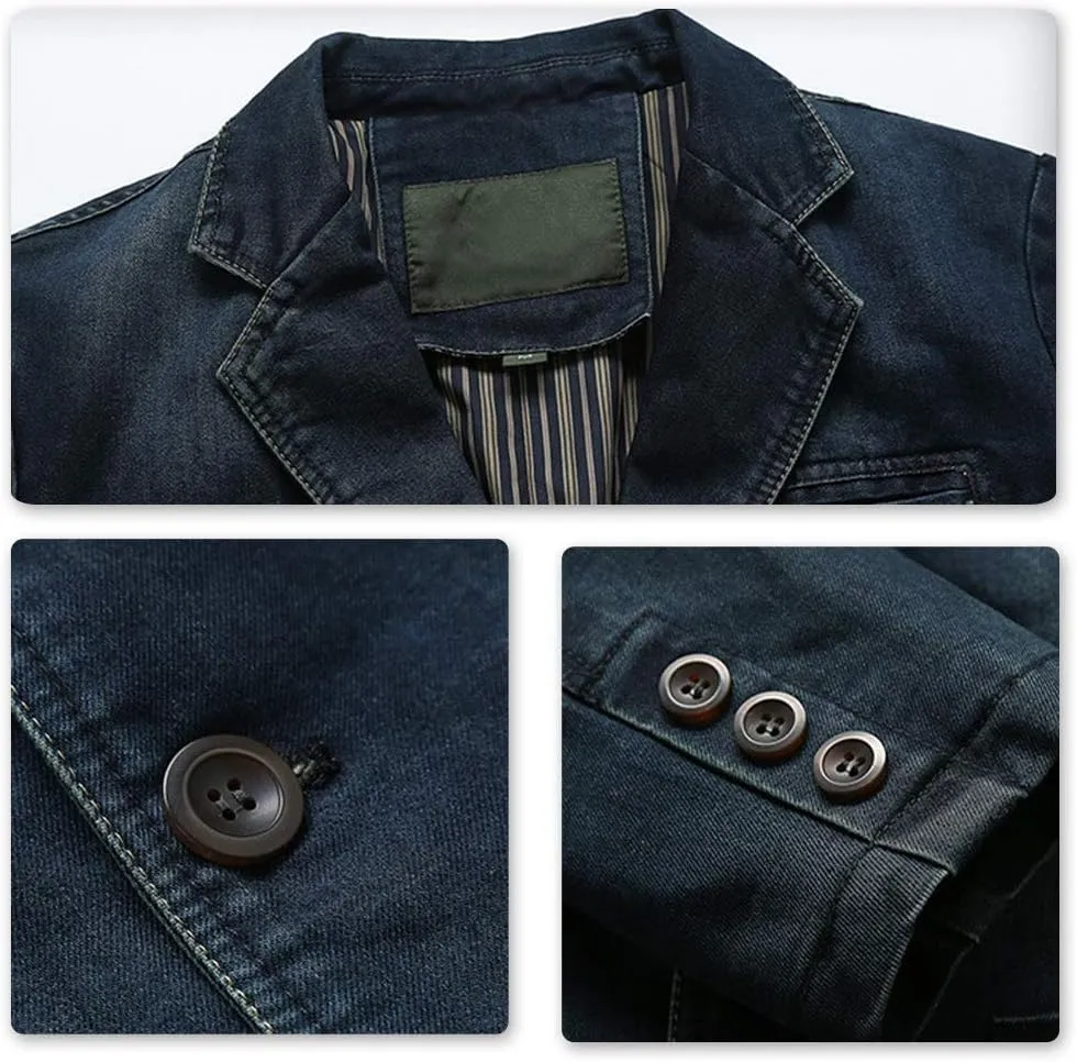 Cloudstyle Mens Casual 2 Buttons Slim Fit Jacket Lightweight Formal Business Blazer Sport Coat