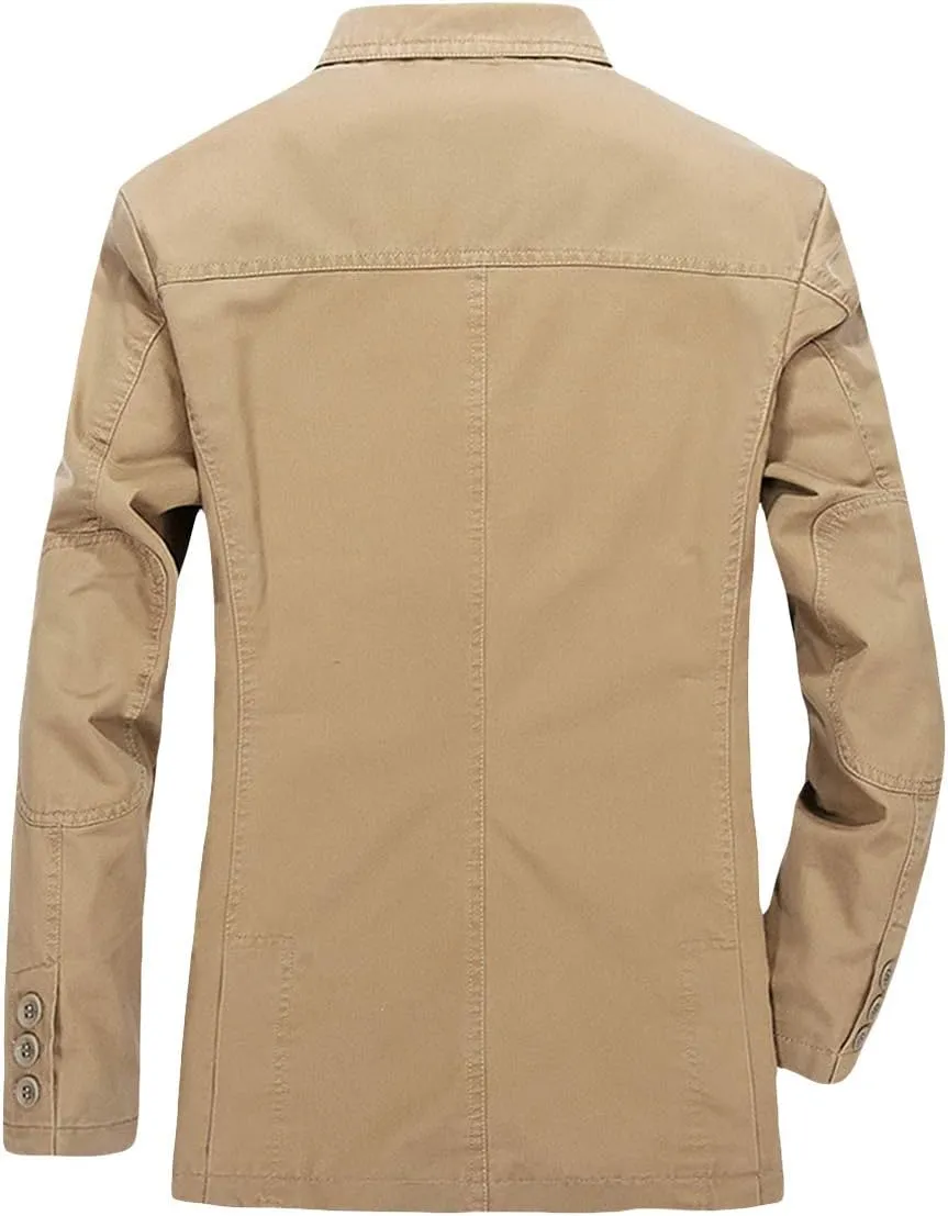 Cloudstyle Mens Casual 2 Buttons Slim Fit Jacket Lightweight Formal Business Blazer Sport Coat