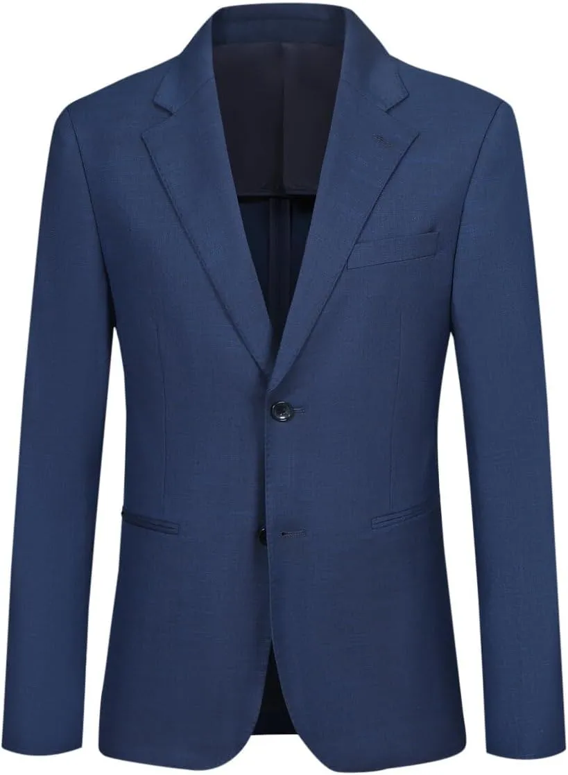Cloudstyle Mens Casual 2 Buttons Slim Fit Jacket Lightweight Formal Business Blazer Sport Coat