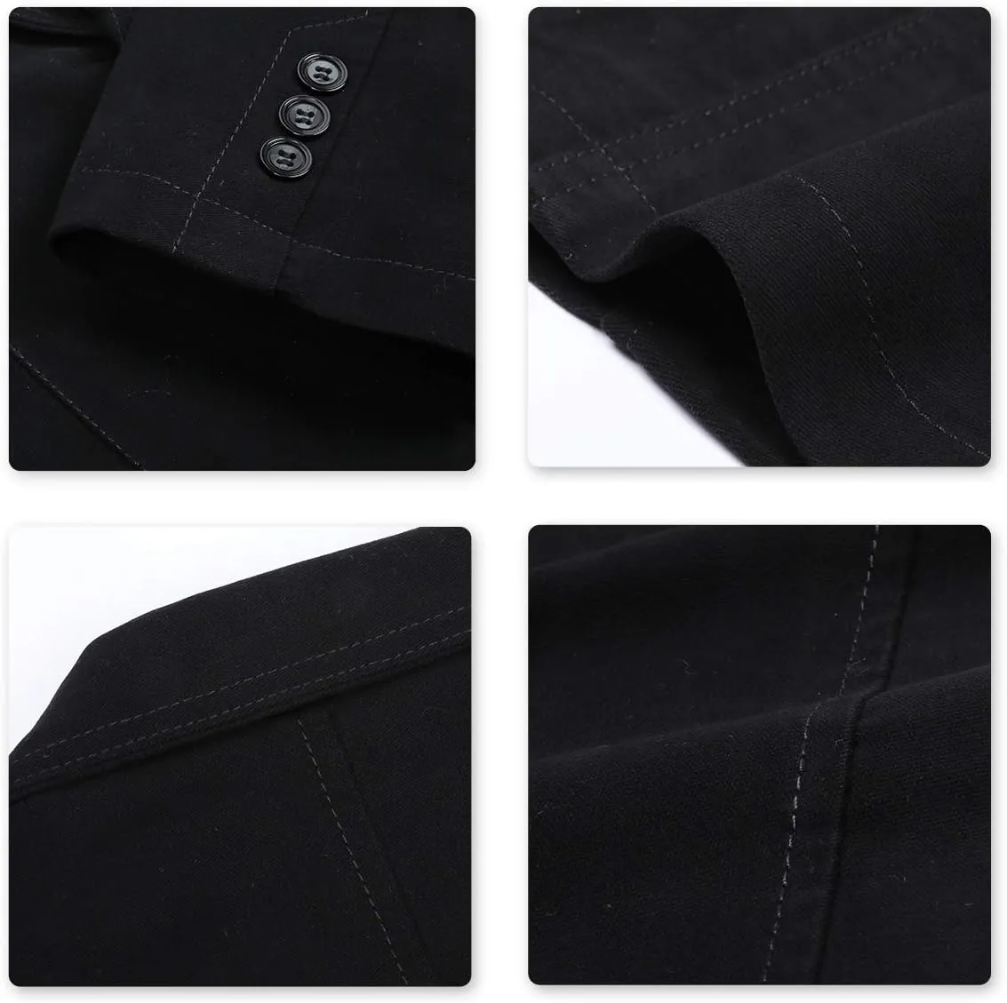 Cloudstyle Mens Casual 2 Buttons Slim Fit Jacket Lightweight Formal Business Blazer Sport Coat