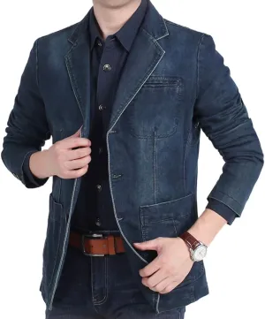 Cloudstyle Mens Casual 2 Buttons Slim Fit Jacket Lightweight Formal Business Blazer Sport Coat