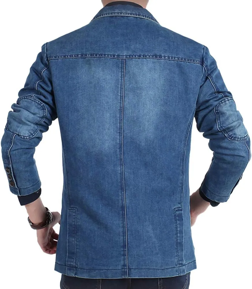 Cloudstyle Mens Casual 2 Buttons Slim Fit Jacket Lightweight Formal Business Blazer Sport Coat