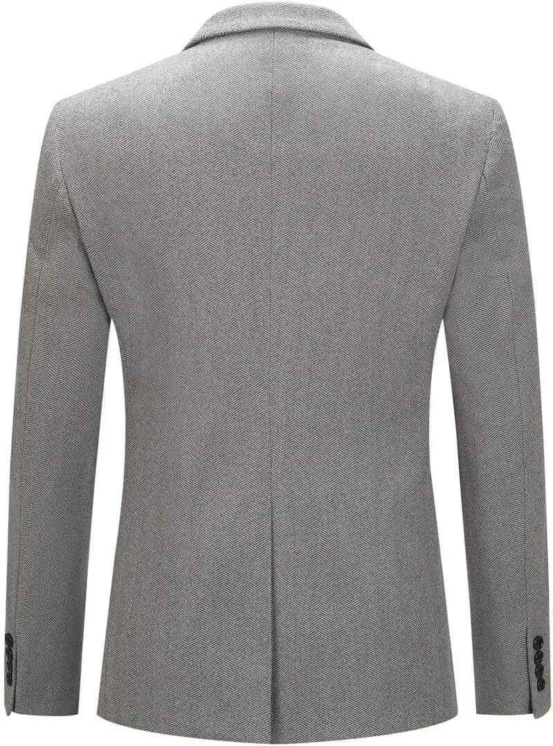 Cloudstyle Mens Casual 2 Buttons Slim Fit Jacket Lightweight Formal Business Blazer Sport Coat