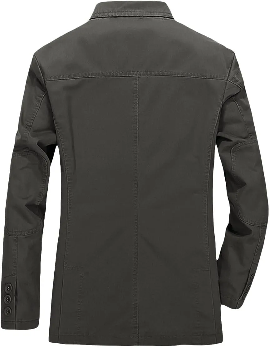 Cloudstyle Mens Casual 2 Buttons Slim Fit Jacket Lightweight Formal Business Blazer Sport Coat