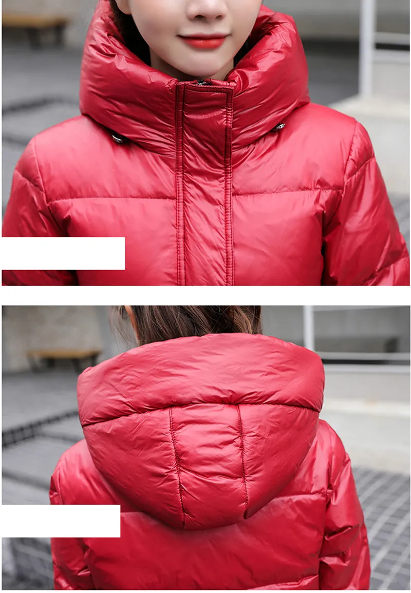 Cold Warrior Hooded Winter Thick Long Down Parka Coat