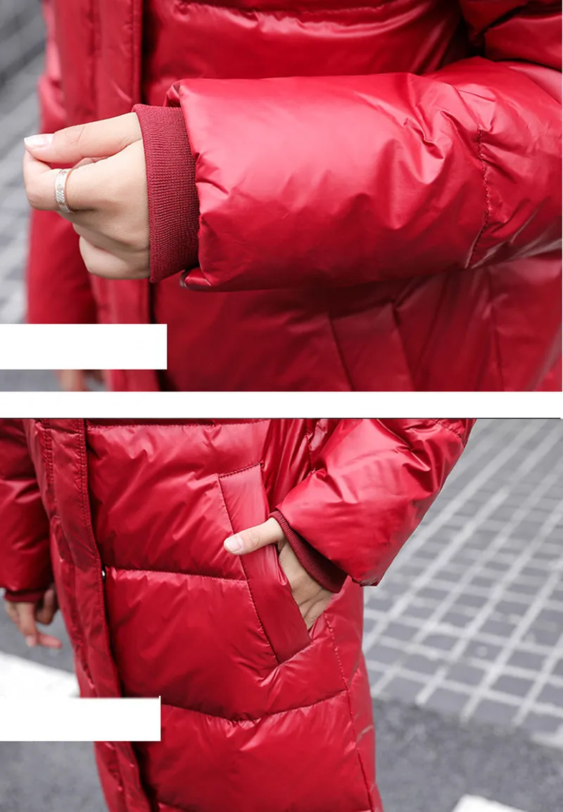 Cold Warrior Hooded Winter Thick Long Down Parka Coat