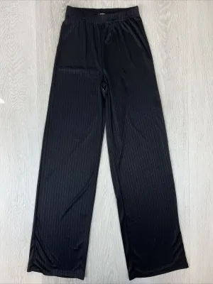 Cotton On Womens Black Relaxed Wide Leg Leggings Size 2XS